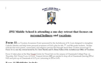 Middle School Retreat